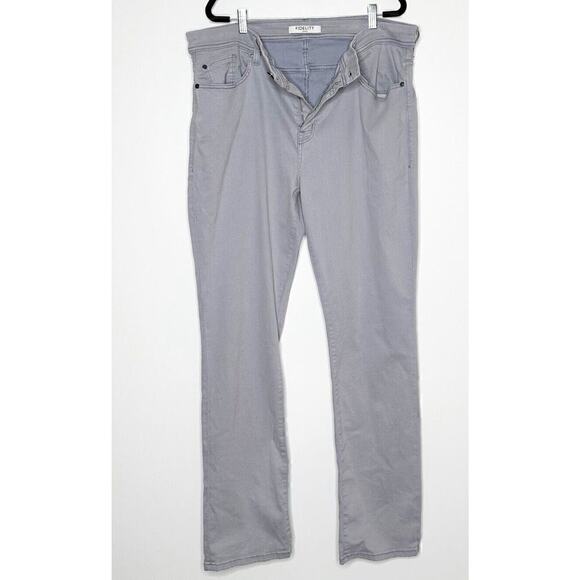 NWT Fidelity Denim Jeans Jimmy Slim Straight Leg Stretch Men Pewter Gray Size 40 - Picture 3 of 8